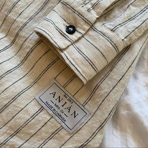 Anián (Made in Canada) Hemp-Cotton Tunic Shirt - M